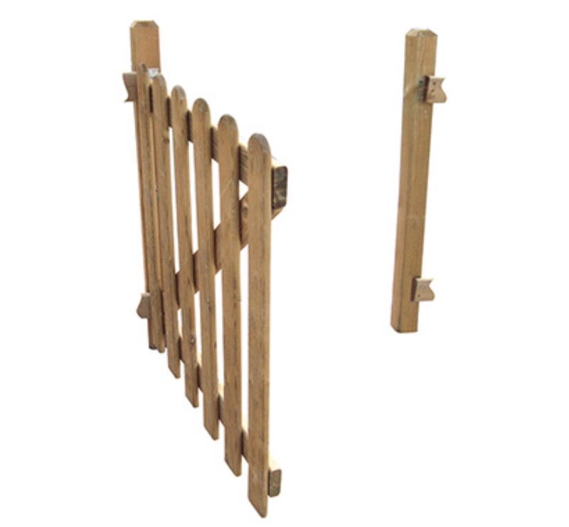 Portillon de barrière de sécurité pour aires de jeux