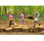 Parcours en bois pour aire de jeux