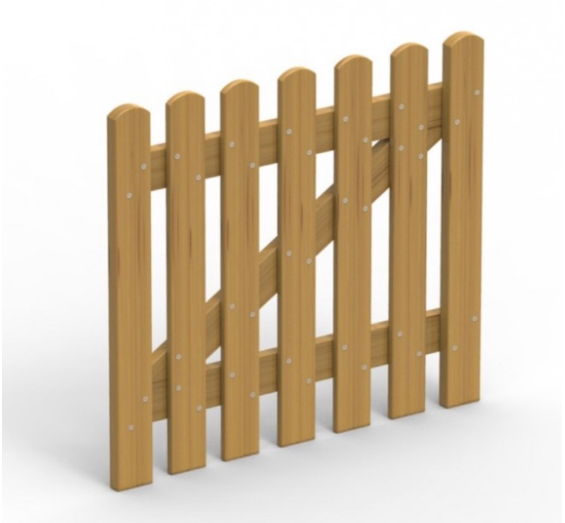 Porte de barrière pour aire de jeu
