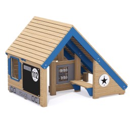 CABANE POLICIER AIRE DE JEU