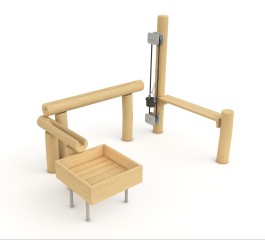 Jeu à sable pour parc public