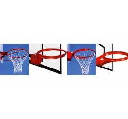 Paire de cercles de panier de basket