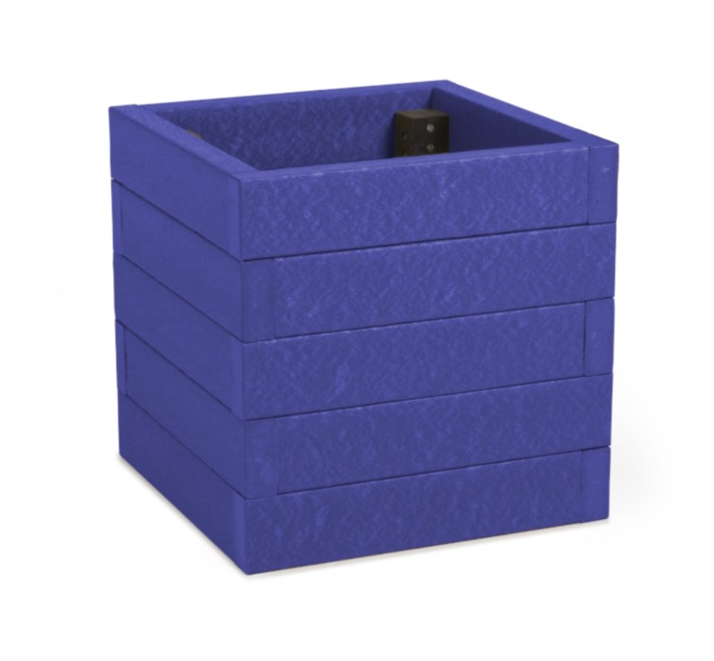 Jardinière carrée couleur violet