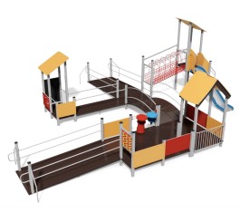 🛝 JEU EXTERIEUR POUR ENFANTS EN FAUTEUIL ROULANT