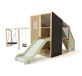 CABANE DES VILLES POUR AIRE DE JEU