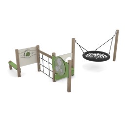 Jeux extérieurs pour les enfants en fauteuil roulant