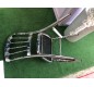 🪑 Chaise en métal argenté | Baleine Bleue