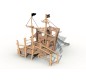 🛝👩‍👶‍👦👧👨🏻👦🏻 Jeu extérieur bateau en bois de robinier | Aire de jeux aux normes EN1176
