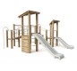 🛝👩‍👶‍👦👧👨🏻👦🏻 Aire de jeu en bois de robinier | Aire de jeux aux normes EN1176