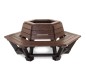 BANC TOUR D'ARBRE EN PLASTIQUE RECYCLE
