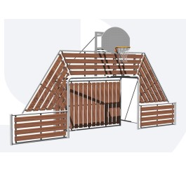 Fronton terrain multisports