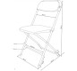 🪑💃🏻🕺🏽🎤🎸🎶 Chaise pliante polyvalente | Chaise pliante pour les réunions