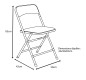 🪑💃🏻🕺🏽🎤🎸🎶 Chaise pliante polyvalente | Chaises pour les salles