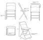🪑💃🏻🕺🏽🎤🎸🎶 Chaise pliante polyvalente | Chaises pour les salles