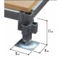 Praticable de 2 m x 1 m, Podium praticable, Podiums praticables, Podium pour les professionnels