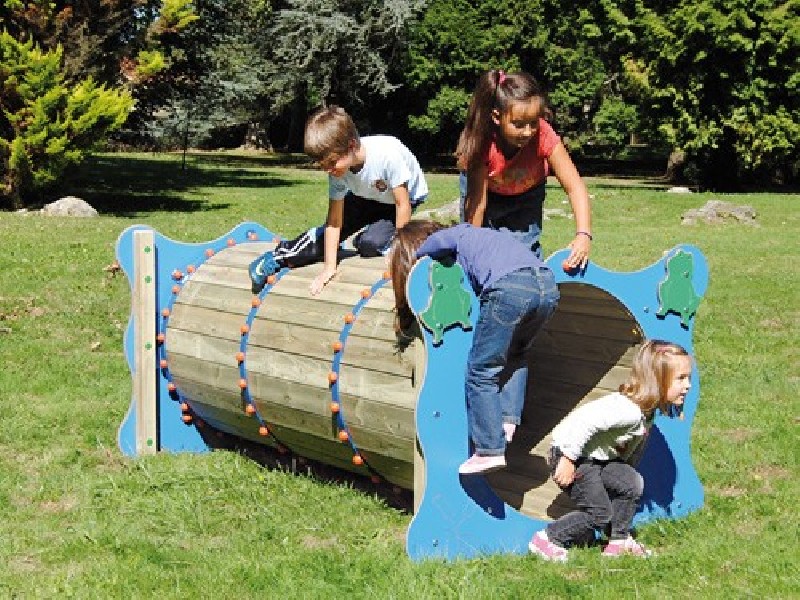 Tunnel aire de jeux enfants