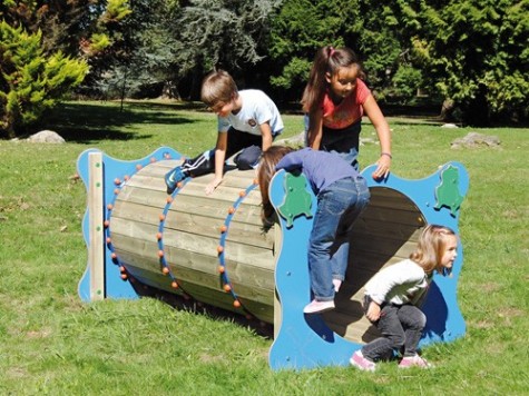 Tunnel aire de jeux enfants