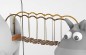 Structure de jeux "cheval et toboggan avec mât de pompier"