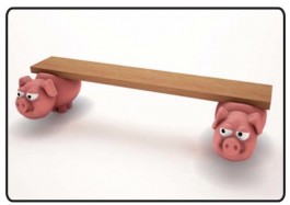 Banquette "les 2 moutons"