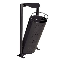 Lot de 3 corbeilles parapluie 85 L abattables avec serrure
