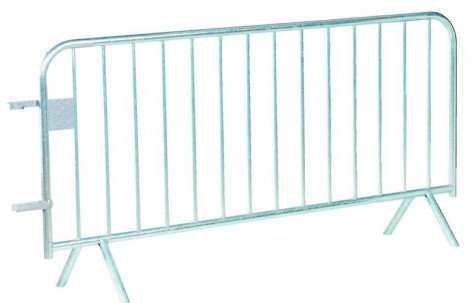 Barrière de police 14 barreaux - Longueur 2 mètres