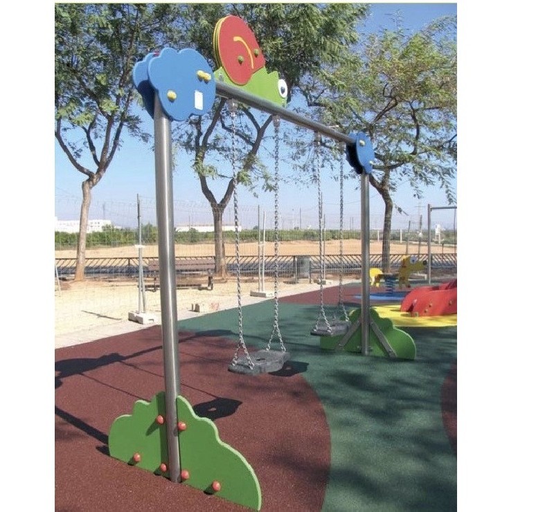 Portique-balançoire inox Nuage