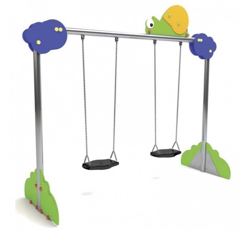 Portique-balançoire inox Nuage