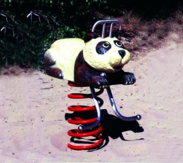 Panda jeu sur ressort