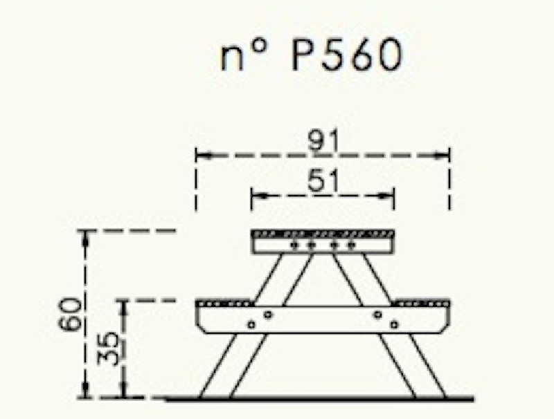 Table de Pique-Nique Enfants 2 à 8 ans