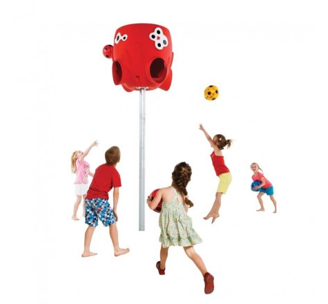 Panier de ballons pour école
