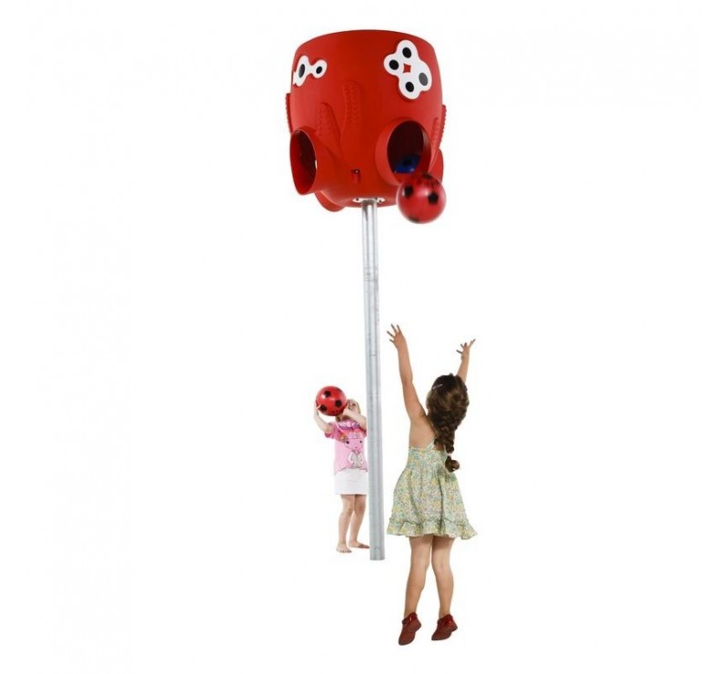 Panier de ballons pour école