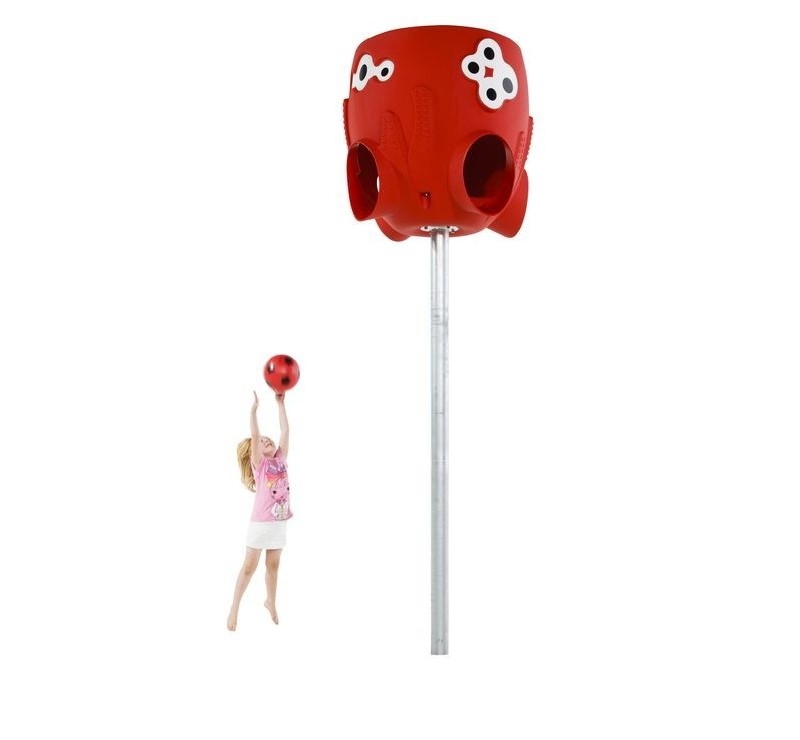 Panier de ballons pour école
