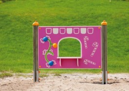 Cabane pour enfants avec table et bancs