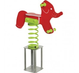 Jeu sur ressort éléphant Babar