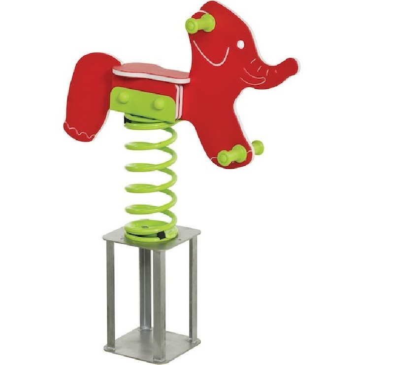 Eléphant rigolo jeu sur ressort